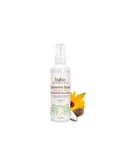 Babo Botanicals Sensitive Baby Fragrancefree Diaper Rash Cream Spray With Nonnano Zinc Oxide Organic Shea Butter Olive Oil & Aloe Vera Ewg Verified & Hypoallergenic 3 Fl. Oz White  - Image 1