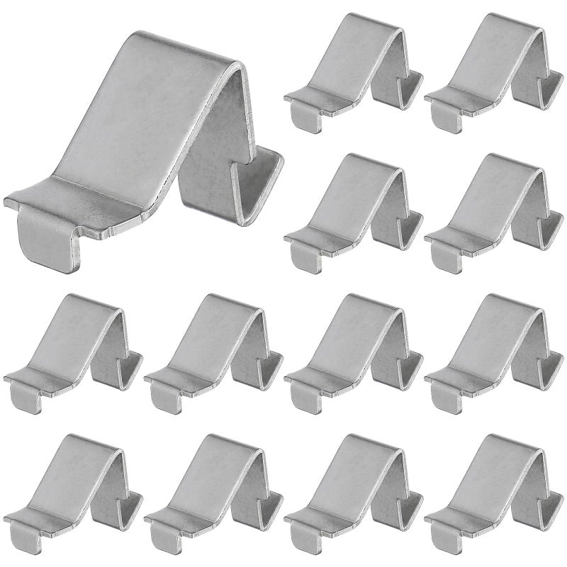 Uonlytech Metal Cabinet Shelf Clips 12 Pcs File Cabinet Shelf Support Brackets 118 X 079 X 055 Inch Adjustable Supports for Metal Cabinets and Bookcases - Image 2
