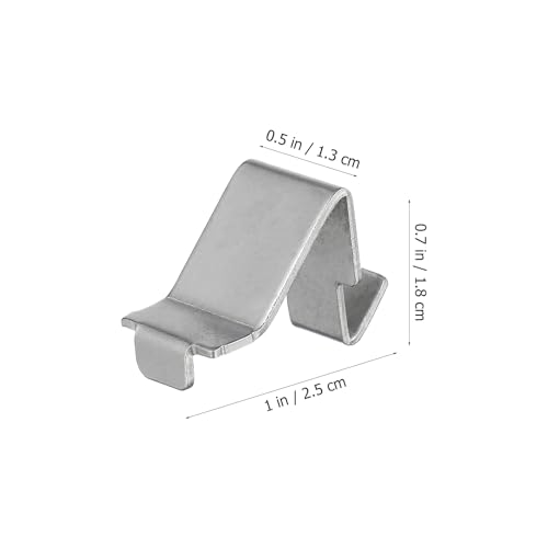 Uonlytech Metal Cabinet Shelf Clips 12 Pcs File Cabinet Shelf Support Brackets 118 X 079 X 055 Inch Adjustable Supports for Metal Cabinets and Bookcases - Image 3