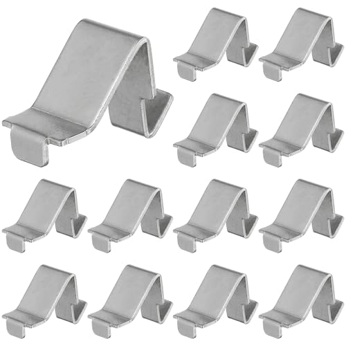 Uonlytech Metal Cabinet Shelf Clips 12 Pcs File Cabinet Shelf Support Brackets 118 X 079 X 055 Inch Adjustable Supports for Metal Cabinets and Bookcases - Image 1
