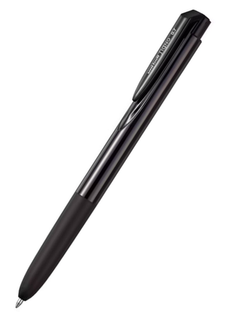 Uniball 4-Piece Signo Gel Ink Retractable Rollerball Pen Black Ink - Image 2