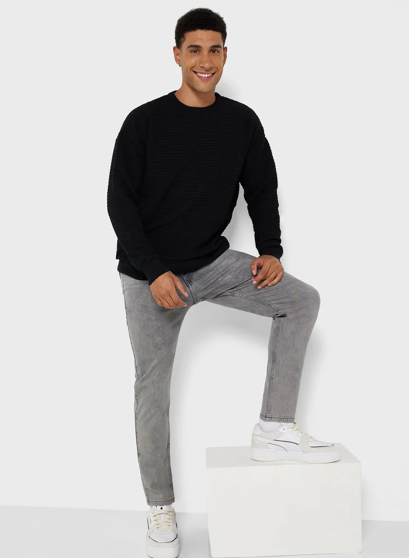 Robert Wood Crew Neck Sweater