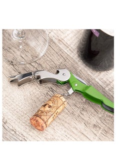 SYOSI Waiter Corkscrew Heavy Duty Chrome Waiter Corkscrew Drink Opener with Foil Cutter Professional 4Pack Key for Bartenders and Waiter Black Bottle Opener  - Image 2