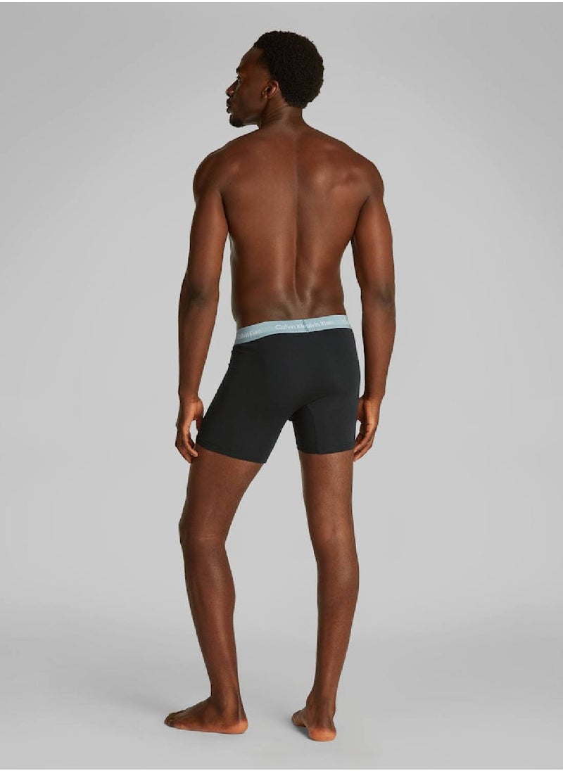 CALVIN KLEIN Cotton Stretch Boxer Brief - 3 Pack  - Image 3
