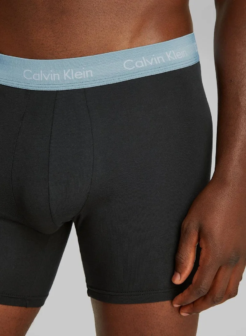 CALVIN KLEIN Cotton Stretch Boxer Brief - 3 Pack