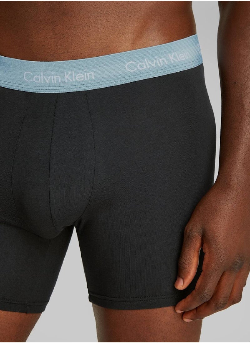 CALVIN KLEIN Cotton Stretch Boxer Brief - 3 Pack  - Image 4