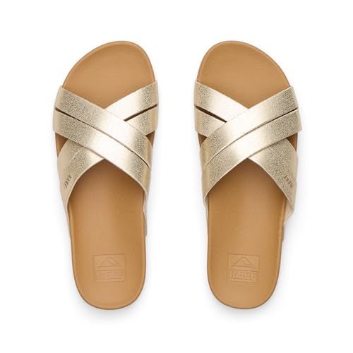 REEF CUSHION SPRING BLOOM Sandals - Women's, CHAMPAGNE 9 - Image 5
