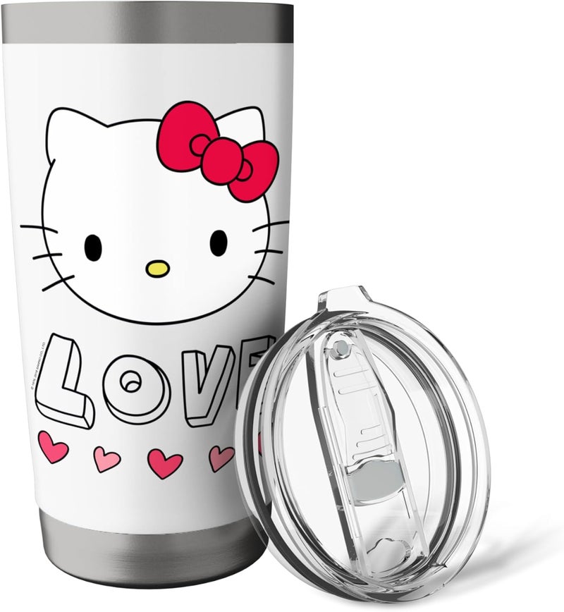 Hello Kitty Hello Kitty Love and Hearts Valentine Shirt Stainless Steel Insulated Tumbler  - Image 5
