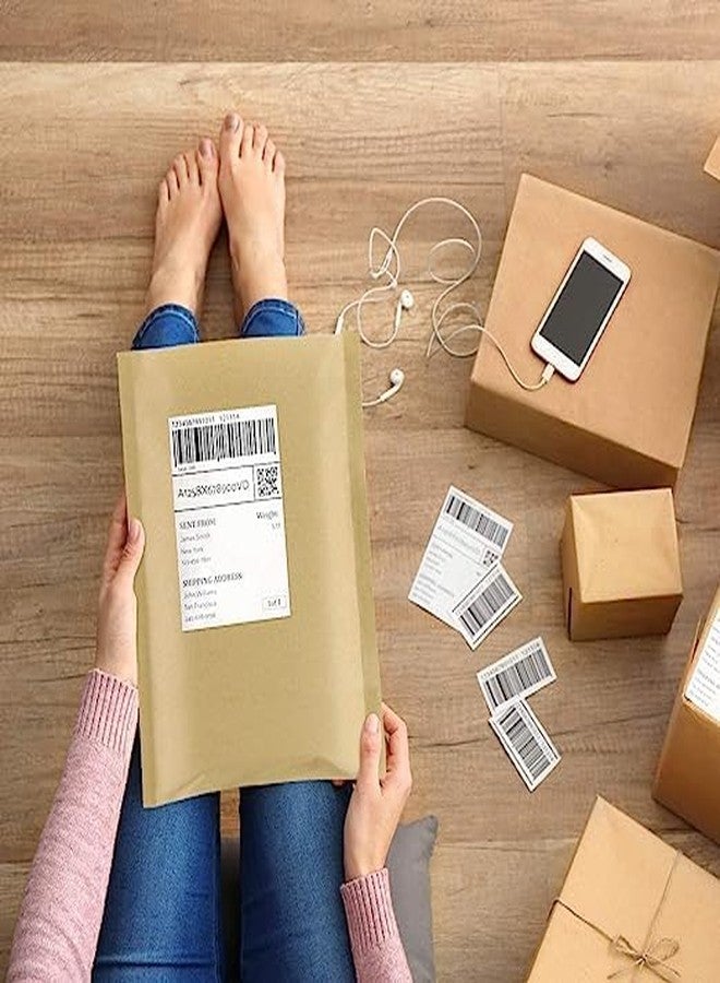 Bellveen أكياس بريدية من ورق كرافت سادة من بيلفين® مع غلاف فقاعي 5x4 بوصة، ظرف بريدي للتغليف، (عبوة من 50 كيسًا، بني) - Image 4