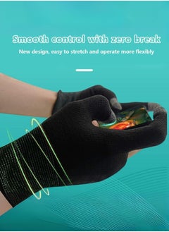 KASTWAVE E-Sports Gaming Finger Sleeves (Black) – Anti-Sweat, Breathable, High-Sensitivity Nano-Silver Fiber & Nylon for PUBG, COD, Free Fire, Mobile Gaming Accessories  - Image 4