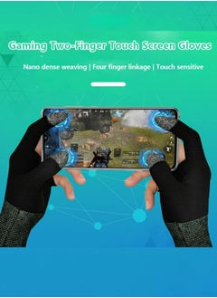 KASTWAVE E-Sports Gaming Finger Sleeves (Black) – Anti-Sweat, Breathable, High-Sensitivity Nano-Silver Fiber & Nylon for PUBG, COD, Free Fire, Mobile Gaming Accessories  - Image 3