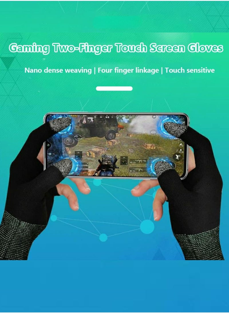 KASTWAVE E-Sports Gaming Finger Sleeves (Black) – Anti-Sweat, Breathable, High-Sensitivity Nano-Silver Fiber & Nylon for PUBG, COD, Free Fire, Mobile Gaming Accessories  - Image 3