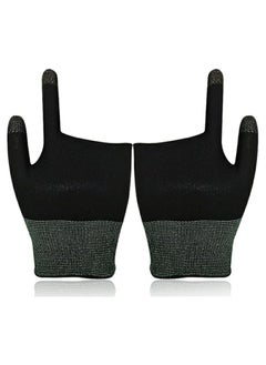 KASTWAVE E-Sports Gaming Finger Sleeves (Black) – Anti-Sweat, Breathable, High-Sensitivity Nano-Silver Fiber & Nylon for PUBG, COD, Free Fire, Mobile Gaming Accessories  - Image 2