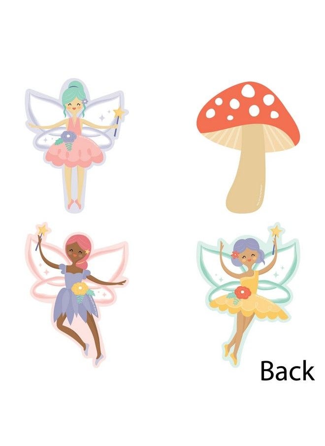 Big Dot of Happiness Let’S Be Fairies Mushroom Decorations Diy Fairy Garden Birthday Party Essentials Set Of 20  - Image 4