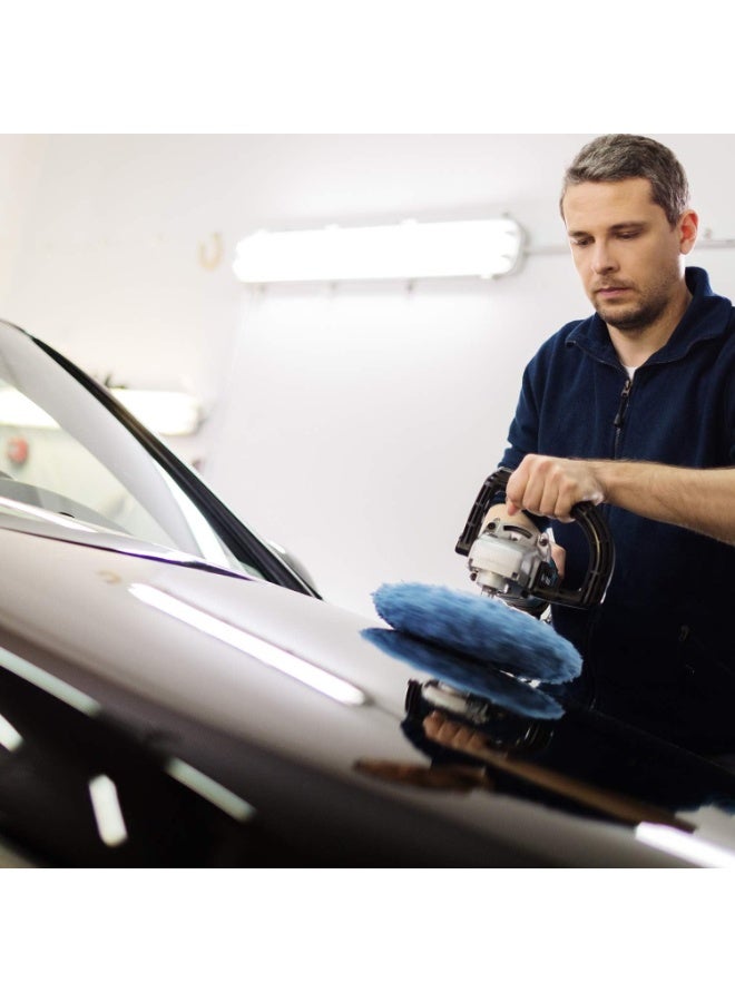 28 Pieces Car Orbital Buffer Polisher Pad Bonnet Microfiber Max Bonnet Polishing Buffing Pad Cover (5-6 Inches) - Image 4