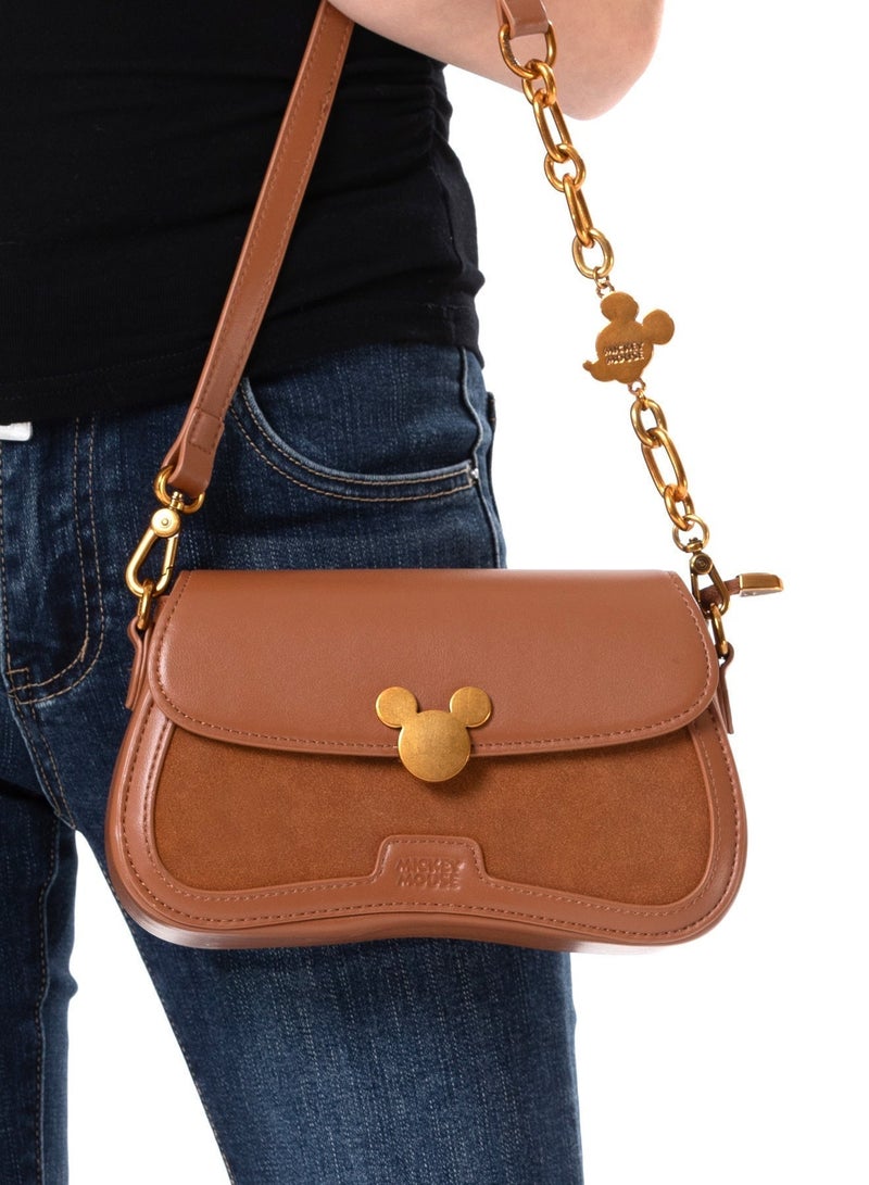 Disney Mickey Mouse Shoulder Bag, Women's Crossbody Bag, Casual Bag for School, Going Out, Dating - Image 1