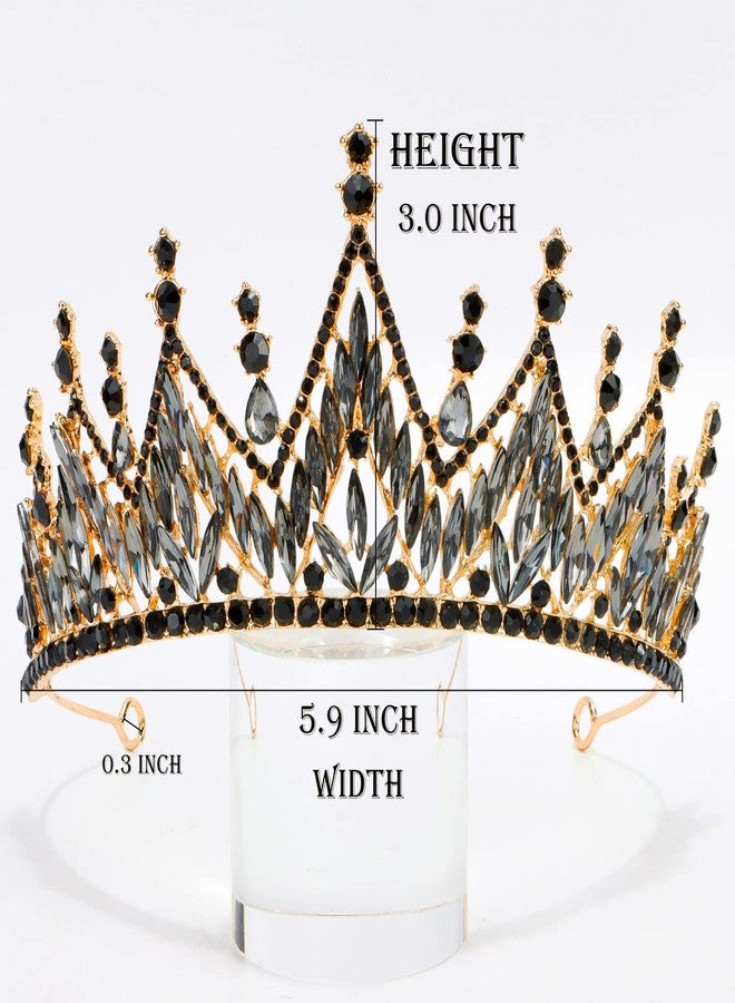 Didder Women's Gothic Black Tiara and Crown - Prom, Quinceanera, Pageant, Wedding Headpiece - Image 5