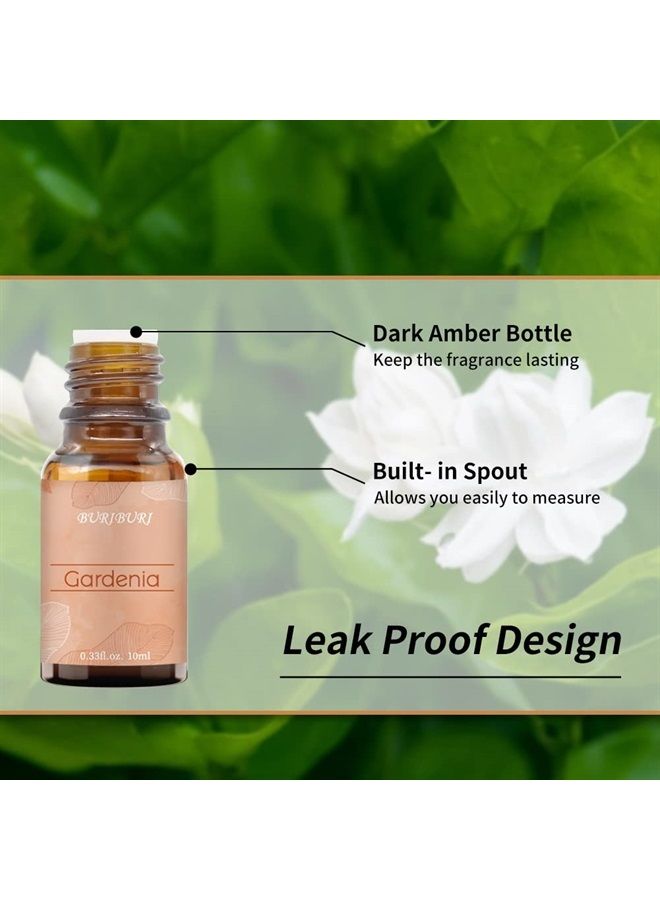 BURIBURI Gardenia Essential Oil 100% Pure Gardenia Fragrance Oil, Undiluted, Natural, Organic Aromatherapy Oil Essential Oils 10ML for Soap Candle Making - Image 3