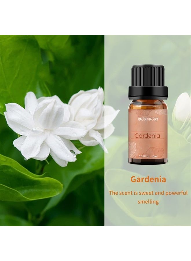 BURIBURI Gardenia Essential Oil 100% Pure Gardenia Fragrance Oil, Undiluted, Natural, Organic Aromatherapy Oil Essential Oils 10ML for Soap Candle Making - Image 2