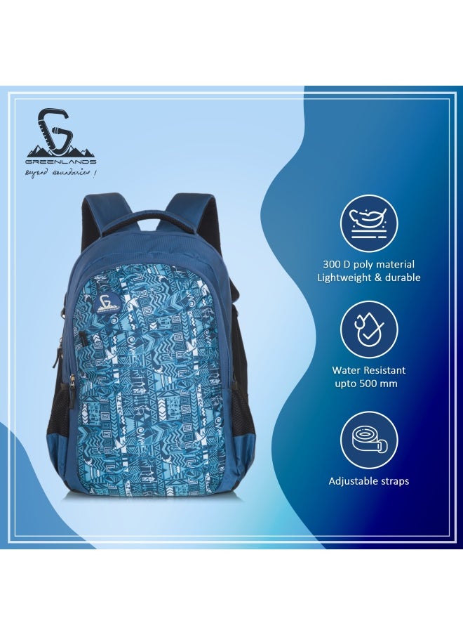 GREENLANDS Backpack Gnl Tempo Blue Aztec  - Image 5