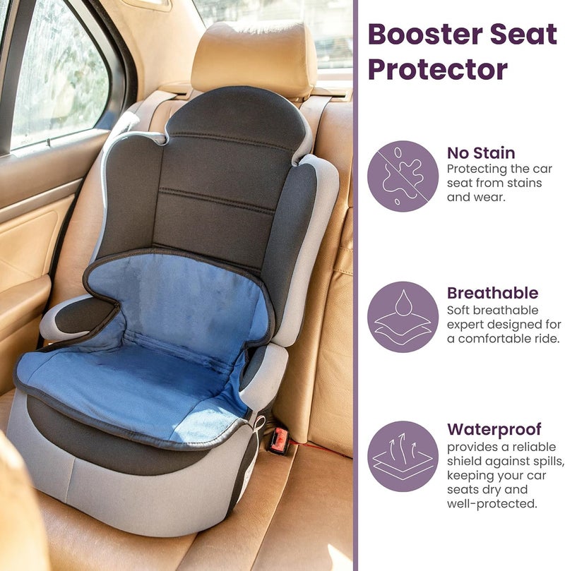 Lynmark Car Seat Protector for Potty Training - No Bucklehole - Navy - Image 2