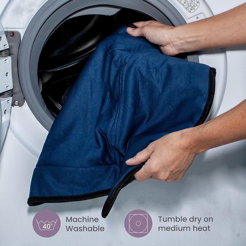 Lynmark Car Seat Protector for Potty Training - No Bucklehole - Navy - Image 5