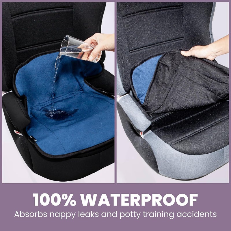 Lynmark Car Seat Protector for Potty Training - No Bucklehole - Navy - Image 3