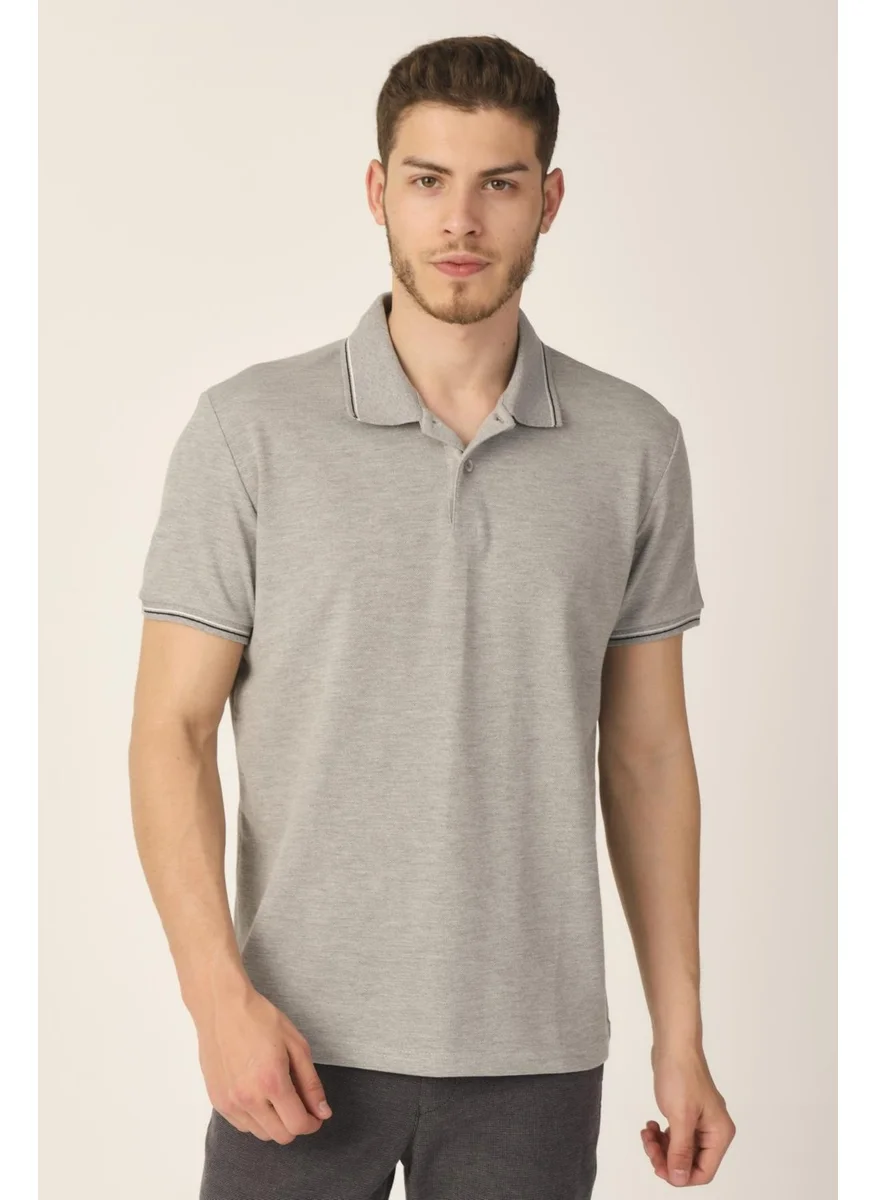 الكسندر جاردي Regular Fit Polo Neck T-Shirt (E21-8102)