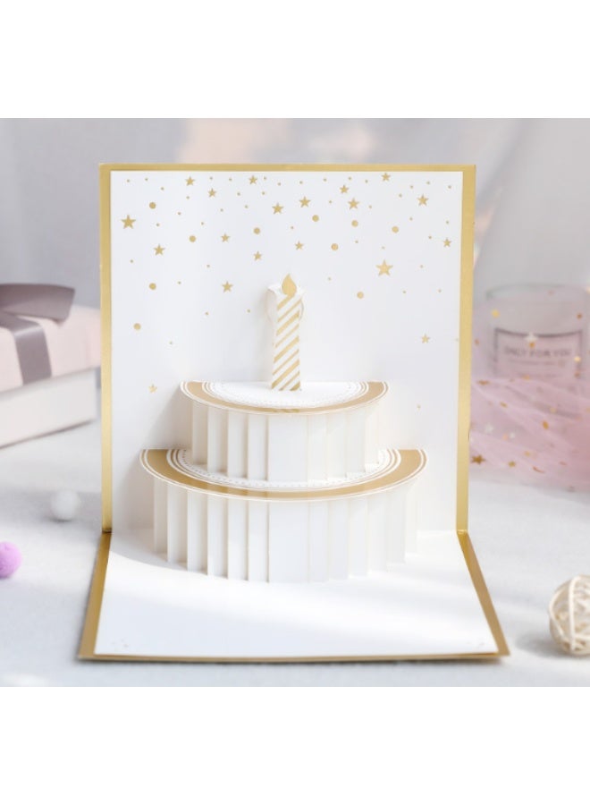 Hirospace Fancy Elegant 3D Pop-Up Greeting Card, Sturdy Solid Cardstock Gift Card for Birthday, Graduation, Anniversary & Special Occasions - Image 5
