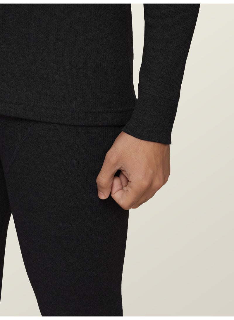 اكس واي اكس اكس ملابس داخلية حرارية فائقة النعومة بأكمام طويلة من القطن الغني IntelliHeat للرجال (الجزء العلوي فقط) - Image 5