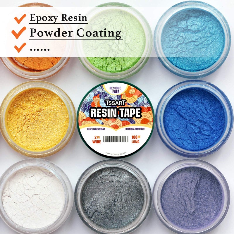 TSSART Resin Tape for Epoxy Resin Molding - Silicone Thermal Adhesive Tape, Oxidation and High Temperature Resistance Easy Peeling, Epoxy Release Tape - 2 inch Wide 108FT Long - Image 5