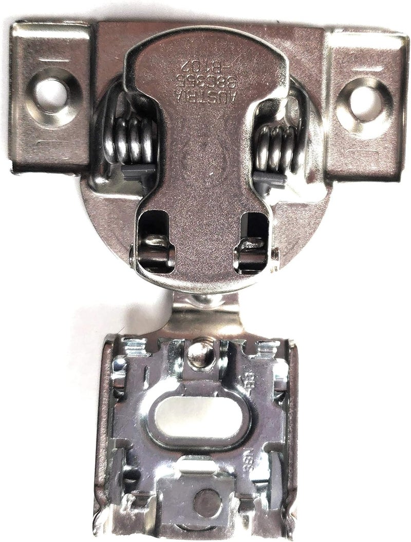 Blum 10 Pcs (Five Pairs) Soft Close Blumotion Screw On Hydraulic Compact Hinge - 38N SERIES 105 deg 3/8 IN OVERLAY WITH SCREWS - Image 2