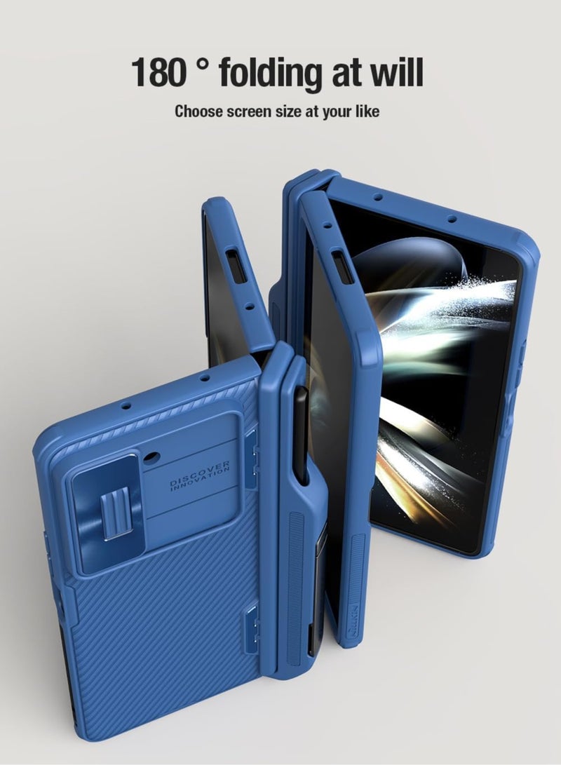 Galaxy Z Fold 5 Case with Pen Holder u0026 Hinge Protection 【Hidden Kickstand】 【Slide Camera Cover】 CamShield Fold Slim Protective Case for Galaxy Z Fold 5 - Image 2