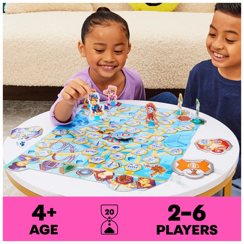 Spin Master Games لعبة باو باترول: مغامرة مدينة 4Game حزمة مطابقة الذاكرة دومينو خشبي - Image 3