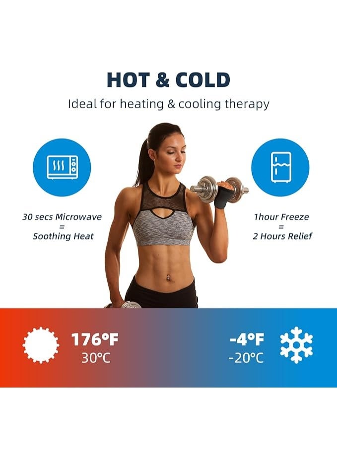 WILD+ Wrist Ice Pack Wrap, Hot Cold Therapy Packs for Hands, Reusable Gel-Filled Wrist Brace for Carpal Tunnel Relief, Compression Sleeve for Arthritis, Tendonitis, Sports Injuries, Surgery Recovery - Image 3