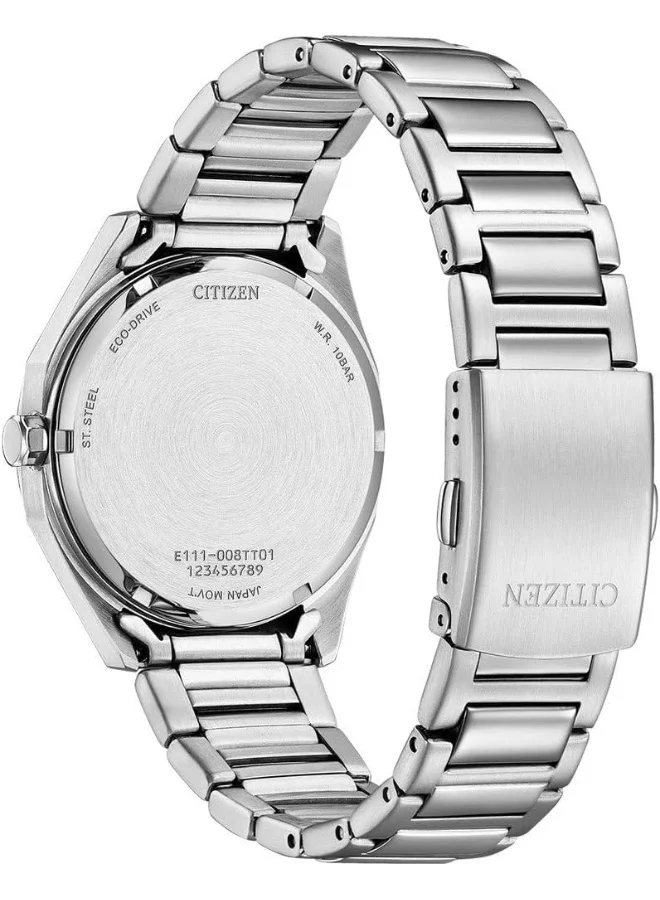 سيتيزن Men's Stainless Steel Eco-Drive Watch BM7620-83L - 38 mm