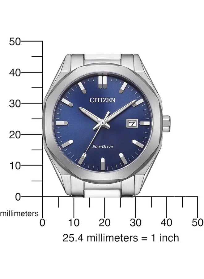 سيتيزن Men's Stainless Steel Eco-Drive Watch BM7620-83L - 38 mm