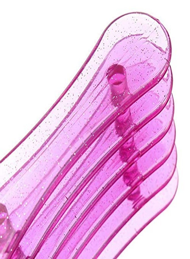 LASSUM لسم 2 قطع فرشاة طلاء الأظافر UV جل قلم حامل بلاستيكي لثبات 5 فرش منفصلة - Image 3