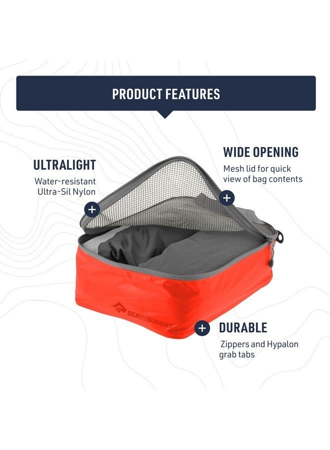 Sea to Summit Travelling Light Garment Mesh Bag Packing Organizer HighRise Grey - Large - Image 4