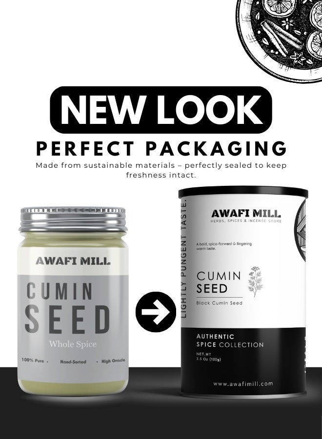 أباميك بذور الكمون من مطحنة أوافي (جيرا، كمون سيمينوم) | بذور كاملة غنية بالنكهة - 250 غرام | 9 أونصة (عبوة من قطعتين) - Image 2