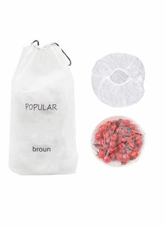 KASTWAVE Fresh Keeping Bags,Elastic Food Storage Covers Reusable Flexible Plastic Food Wrap Universal Kitchen Packaging Airtight Lid (100 PCS)  - Image 1