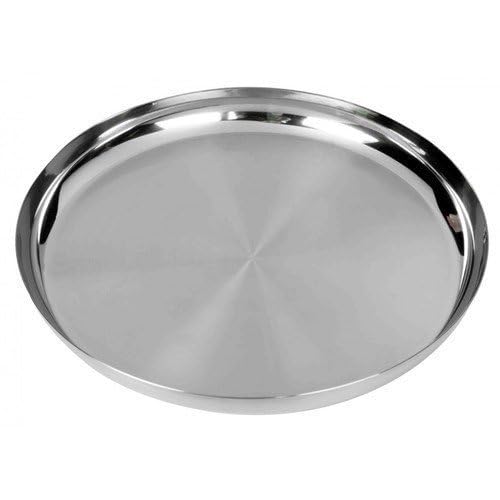 Damurhu Stainless Steel China Dinner Plate Size No 11 Set of 6 - Image 3