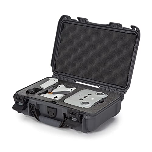 Nanuk 909 Waterproof Hard Case with Custom Insert for DJI Mini 3 and RC-N1 Remote - Graphite (909S-080GP-0A0-C0598) - Image 1