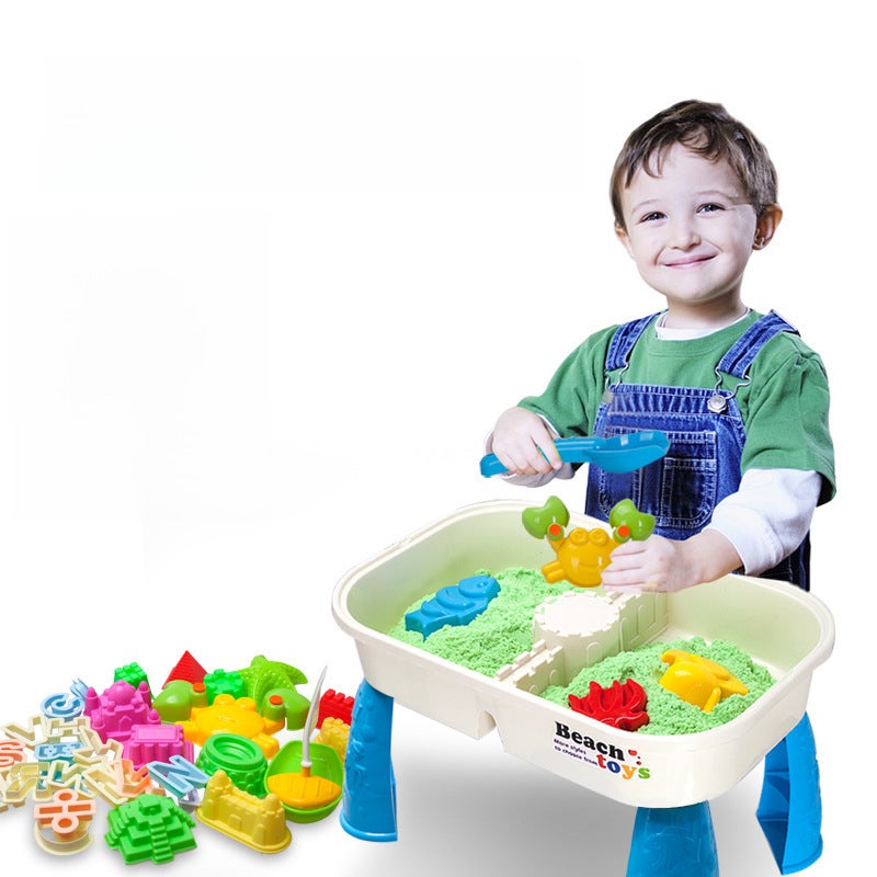 Astronaut Toy Set 34 Accessories 3kg Sand Non-Toxic Materials - Interactive Play Experience Sand & Clay Mixing Tool Set for Children Aged 4-6 Indoor Outdoor Use - Image 4