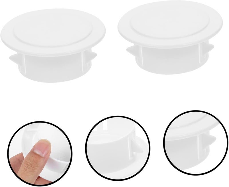 10pcs Reserved Hole Covers Wall Cover for Air Conditioning Water Heat Resistant Easy to Clean for Wall Decoration and Duct Use - Image 5