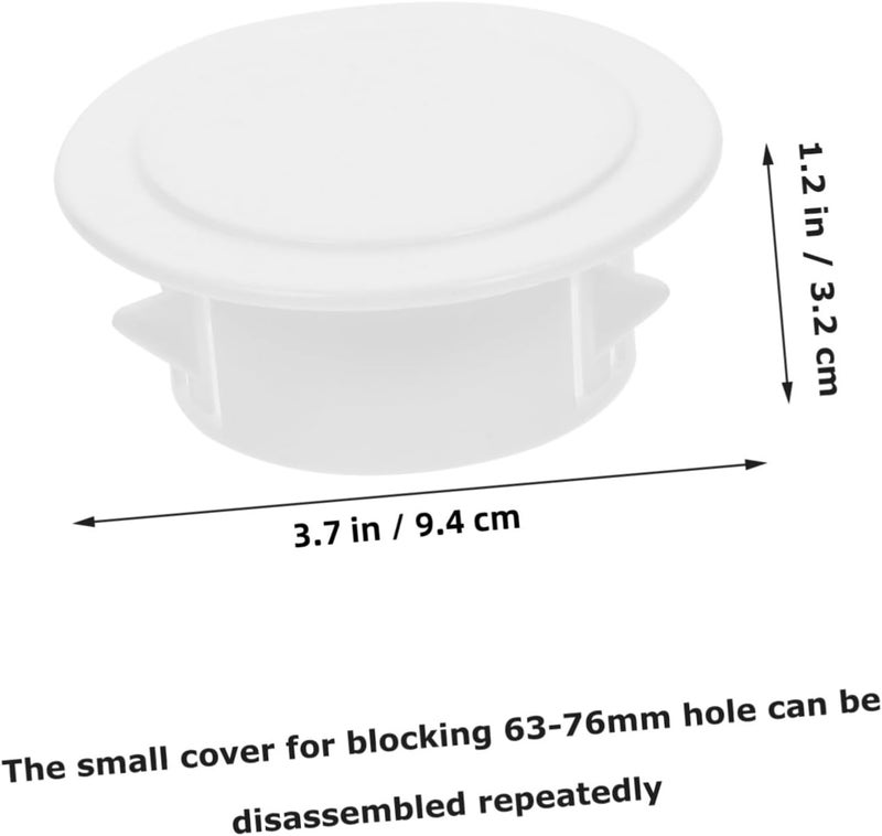 10pcs Reserved Hole Covers Wall Cover for Air Conditioning Water Heat Resistant Easy to Clean for Wall Decoration and Duct Use - Image 2