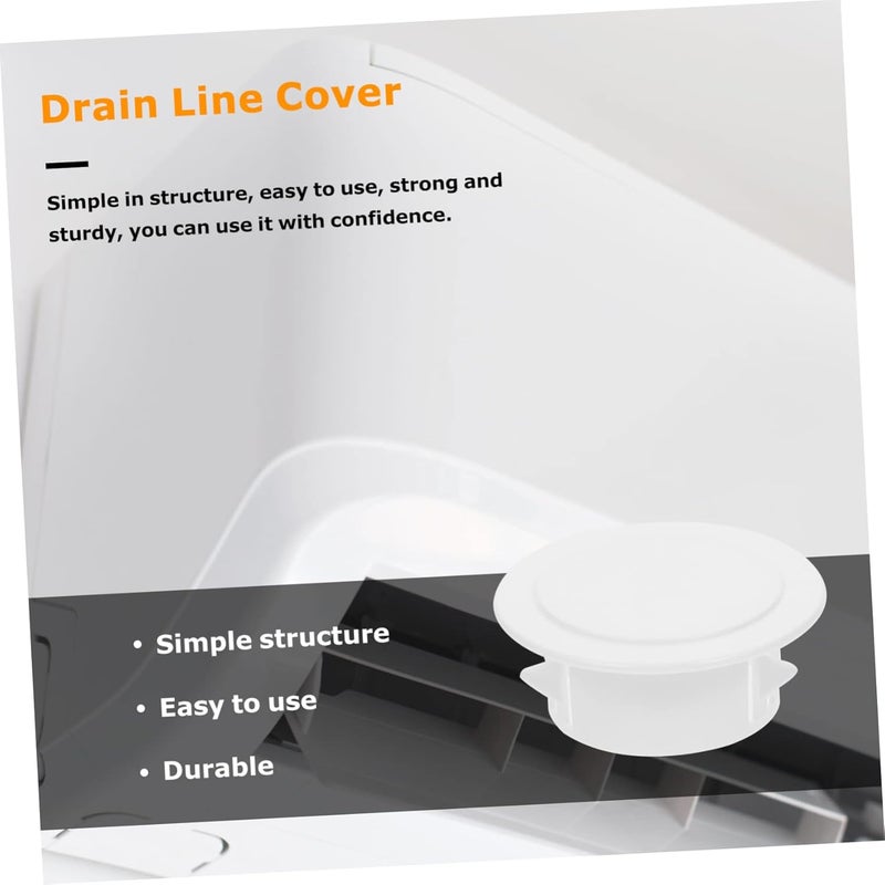 10pcs Reserved Hole Covers Wall Cover for Air Conditioning Water Heat Resistant Easy to Clean for Wall Decoration and Duct Use - Image 4
