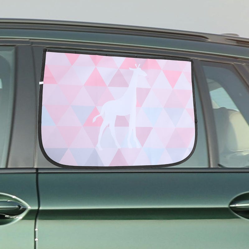🚗 واقي شمس للنافذة السيارة يوفر الخصوصية ويمنع اشعة الشمس مع تث ت مغناطيسي انسيا - Image 5