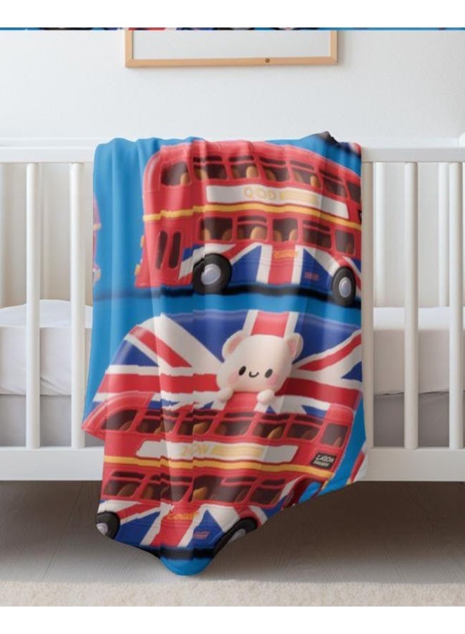 general Baby and children's cartoon flannel thin blanket (warm and comfortable, suitable for sleep, game use) 70cm*100cm - Image 4