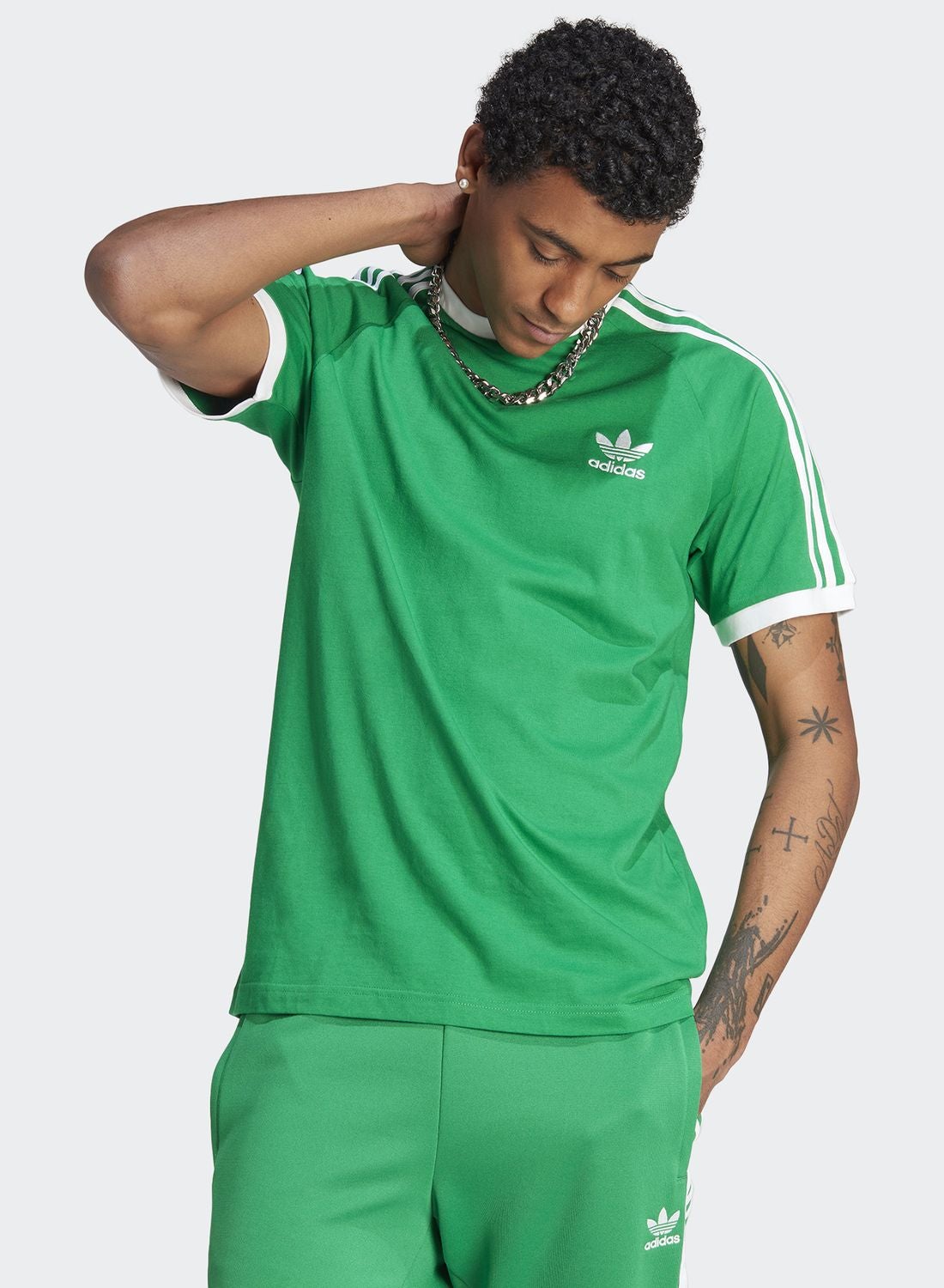 Adidas D2M 3 Stripe T-Shirt for Men | Best Price Bahrain